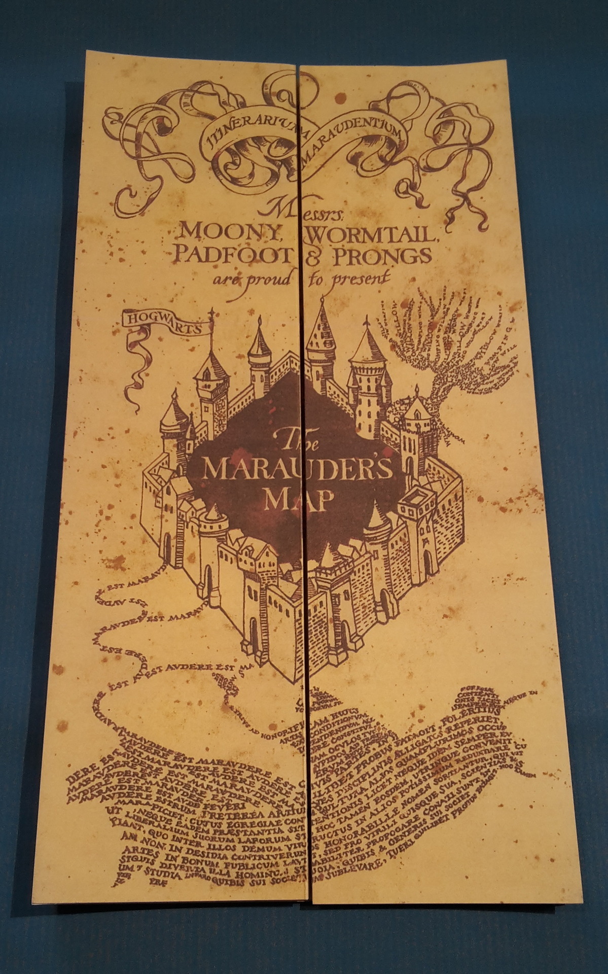 Marauders Map / Die Karte des Rumtreibers – Harry Potter – Einfach so